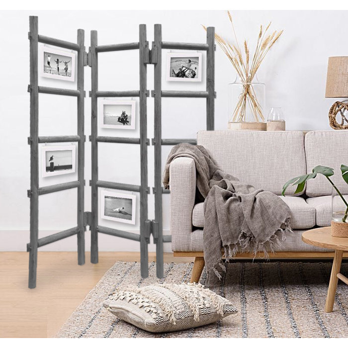 Foundry Select Blanket Rack 3 Panel Room Divider & Reviews Wayfair